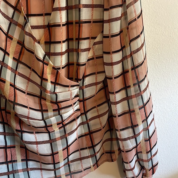 CAbi Multicolor Plaid Blouse - Picture 2 of 5